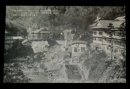 定山渓温泉　見晴台の風景（絵葉書）1枚