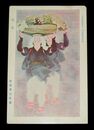 前田青邨　花売　第11回日本美術院展覧会（絵葉書）1枚