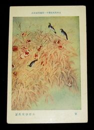 古荘肇成　栗　第11回日本美術院展覧会（絵葉書）1枚