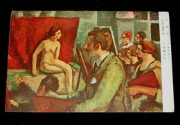 川端弥之助　アカデミー　第6回春陽会展覧会（絵葉書）1枚