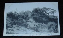 平壌　玄武門を通して乙密台（絵葉書）1枚