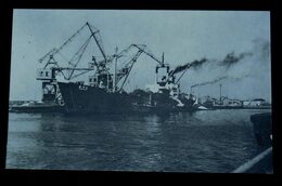 新潟港　貨物船（絵葉書）1枚