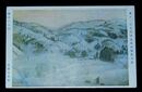 南薫造　雪中の小村　第12回文部省美術展覧会（絵葉書）1枚