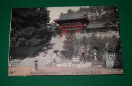 手彩色　鎌倉鶴ヶ岡八幡宮（絵葉書）1枚