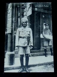 中国上海　印度巡捕（絵葉書）1枚