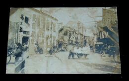 中国上海　市街雑踏（絵葉書）1枚