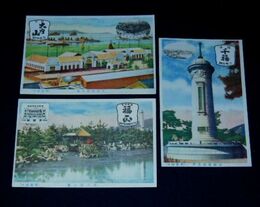 広島　呉　酒広告美術（絵葉書）3枚