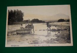 鳥取　米子市外八幡の渡し（絵葉書）1枚