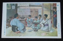 白瀧幾之助　稽古　明治大正名作展覧会（絵葉書）1枚