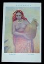 菊池契月　水汲む女　日本美術展覧会（絵葉書）1枚