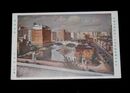 天井陸三　都会風景　第14回帝国美術院展覧会（絵葉書）1枚