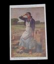 鬼頭鍋三郎　手をかざす女　第15回帝国美術院展覧会（絵葉書）1枚