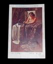 小磯良平　裁縫女　第13回帝国美術院展覧会（絵葉書）1枚