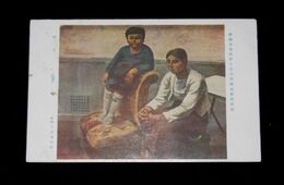 松下春雄　母子　第15回帝国美術院展覧会（絵葉書）1枚