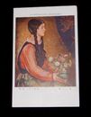 有馬さとえ　花壺　第7回帝国美術院展覧会（絵葉書）1枚