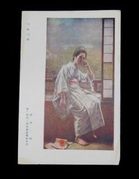 湯浅一郎　つれづれ　第14回二科美術展覧会（絵葉書）1枚