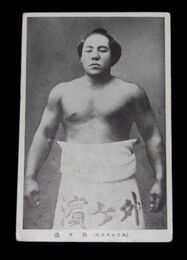 相撲　大日本大角力　外ヶ濱（絵葉書）1枚