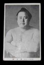 相撲　大日本大角力　海光山（絵葉書）1枚