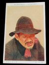 井垣嘉平　眇の男　帝國美術院第11回美術展覧会（絵葉書）1枚