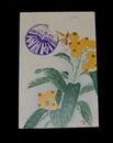 美術図案　花　廣瀬海軍中佐銅像除幕式紀念印（絵葉書）1枚