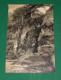 長門須佐湾　大スレート層（絵葉書）1枚