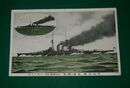 帝国軍艦　比叡・霧島（絵葉書）1枚