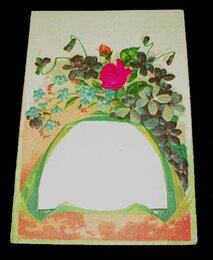 美術図案　薔薇　花（絵葉書）1枚