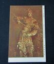 須田剋太　神将　第5回文部省美術展覧会（絵葉書）1枚