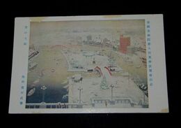 池田遙村　雪の大阪　帝國美術院第9回美術展覧会（絵葉書）1枚