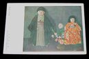 椎塚猪知雄　造花と人形　第16回二科美術展覧会（絵葉書）1枚