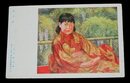 山下新太郎　鹿子絞　第16回二科美術展覧会（絵葉書）1枚