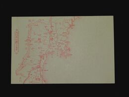 宮城縣　大日本地図（絵葉書）1枚