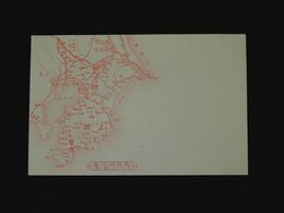 千葉縣　大日本地図（絵葉書）1枚