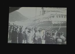 敦賀　日満連絡船出航の景（絵葉書）1枚