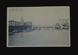 大阪　堂島川の可動堰（絵葉書）1枚