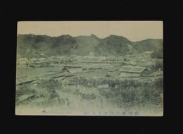 肥前　蠣之浦港全景（絵葉書）1枚