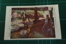 太田喜二郎　夏の昼　帝國美術院第一回美術展覧会（絵葉書）1枚