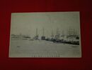 新潟信濃川口より築港を望む　帆船（絵葉書）1枚
