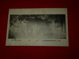 廣瀬東畝　後庭　第12回文部省美術展覧会（絵葉書）1枚