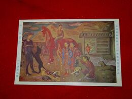 野口謙蔵　獲物　帝國美術院第12回美術展覧会（絵葉書）1枚