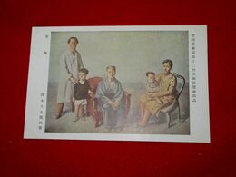 鈴木千久馬　家族　帝國美術院第12回美術展覧会（絵葉書）1枚