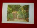 田中繁吉　ロミちゃんの庭　帝國美術院第4回美術展覧会（絵葉書）1枚