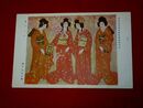 堀井香坡　春のよひ　帝國美術院第4回美術展覧会（絵葉書）1枚