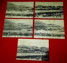 福岡　第二支部教育会聯合運動会（絵葉書）5枚