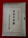 京城日出公立尋常小学校卒業生名簿　昭和4年10月