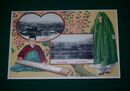朝鮮　平壌牡丹台附近　鎮南浦全景（絵葉書）1枚