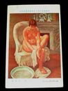 二瓶等　足を拭く女　第10回帝國美術院展覧会（絵葉書）1枚