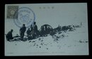 日露戦役紀念　西溝付近ノ雪中ノ砲戦（絵葉書）1枚