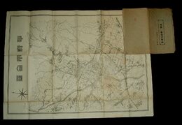 甲府市学事一覧表　甲府市全図　54×77cm　昭和13年4月