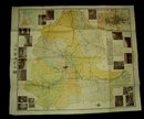 山梨県管内全図　72×61cm　昭和30年ごろ